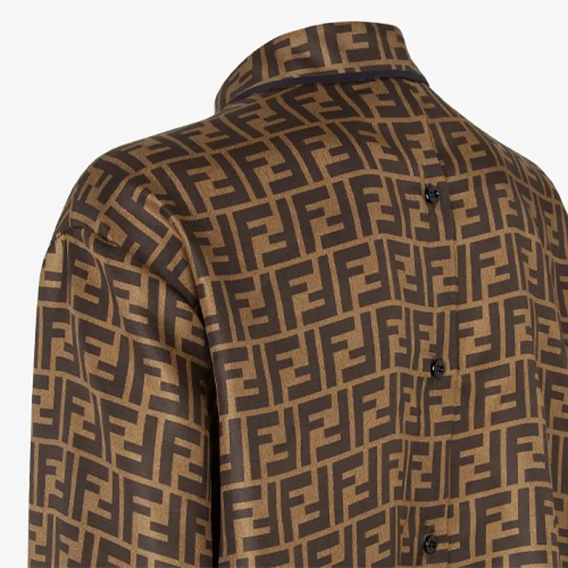 FENDI Shirts Women's Brown-5