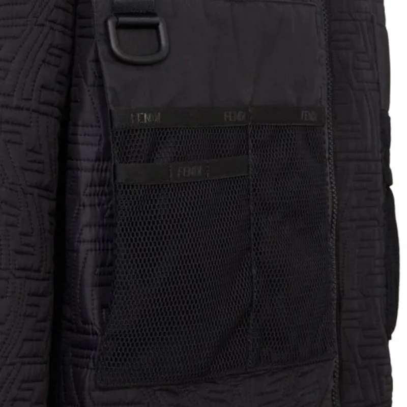FENDI Jackets & Coats Men's Black-4