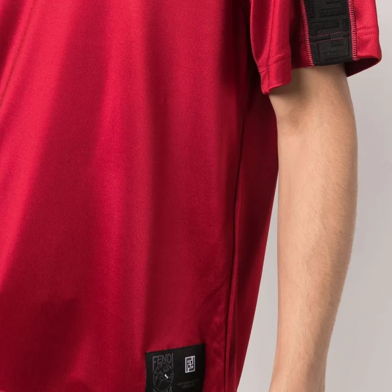 FENDI T-Shirts Men Red-4