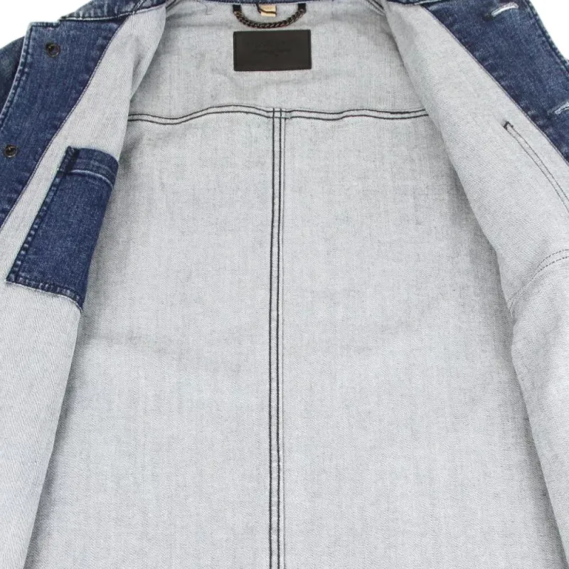Burberry Denim Jacket Men's Blue-4