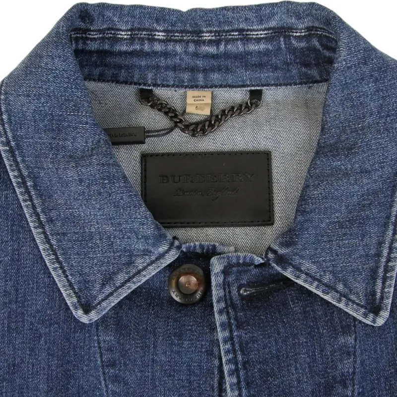 Burberry Denim Jacket Men's Blue-1