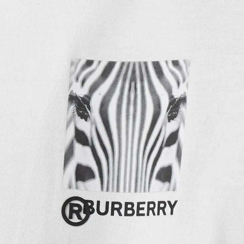 Burberry T Shirts Men White-4