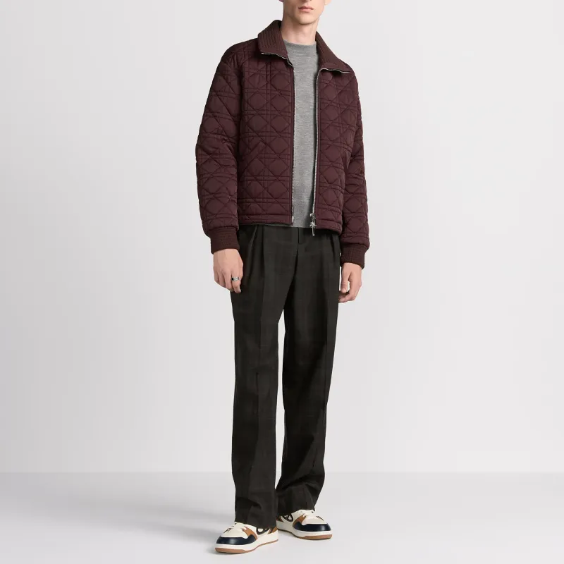 DIOR SS25 Jackets Coats Men's Burgundy-2