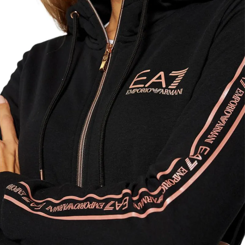 EMPORIO ARMANI EA7 Jacket Women's Black-3