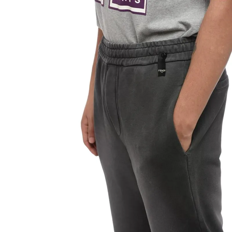 FENDI Pocketed Straight Leg Jogging Pants-3