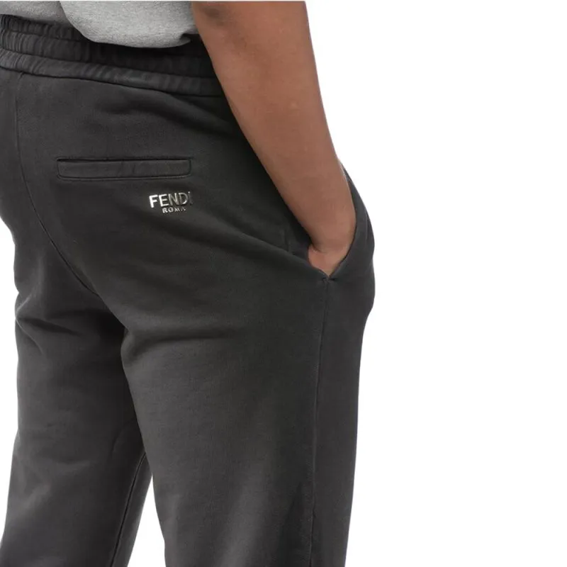 FENDI Pocketed Straight Leg Jogging Pants-4