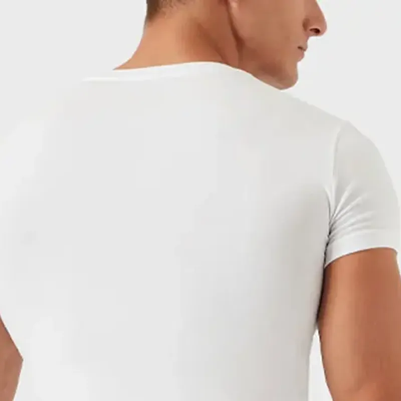 EMPORIO ARMANI Basic V neck Underwear T shirt-4