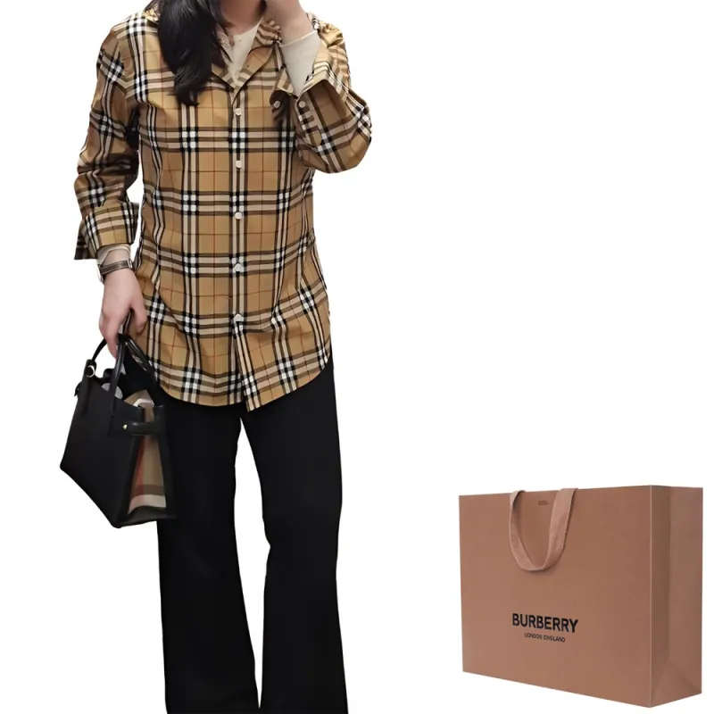 Burberry Shirts Women's Beige-3
