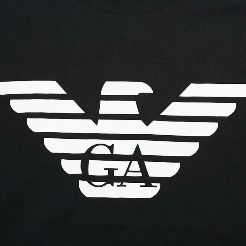 EMPORIO ARMANI Pima jersey T shirt With Logo Print-4