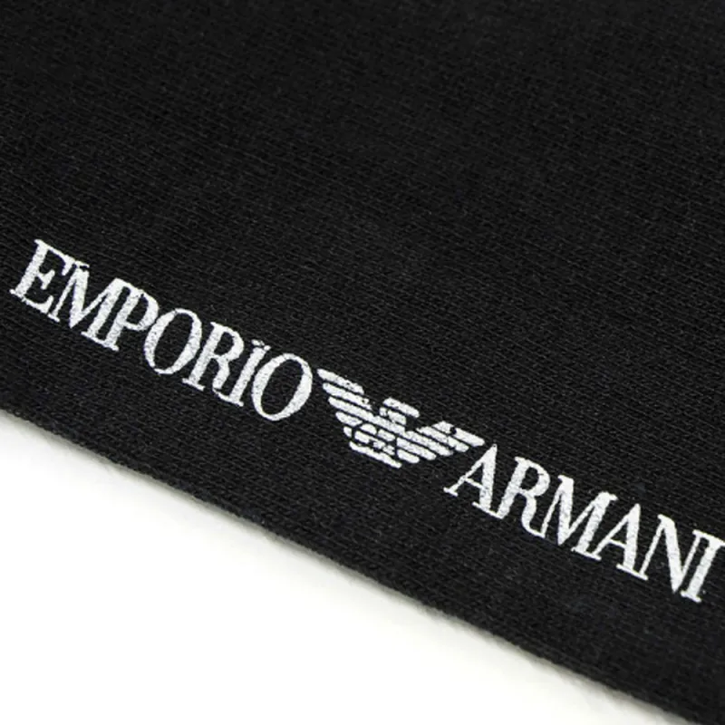 EMPORIO ARMANI FW23 Ankle Socks Unisex 1 Pack Black-4