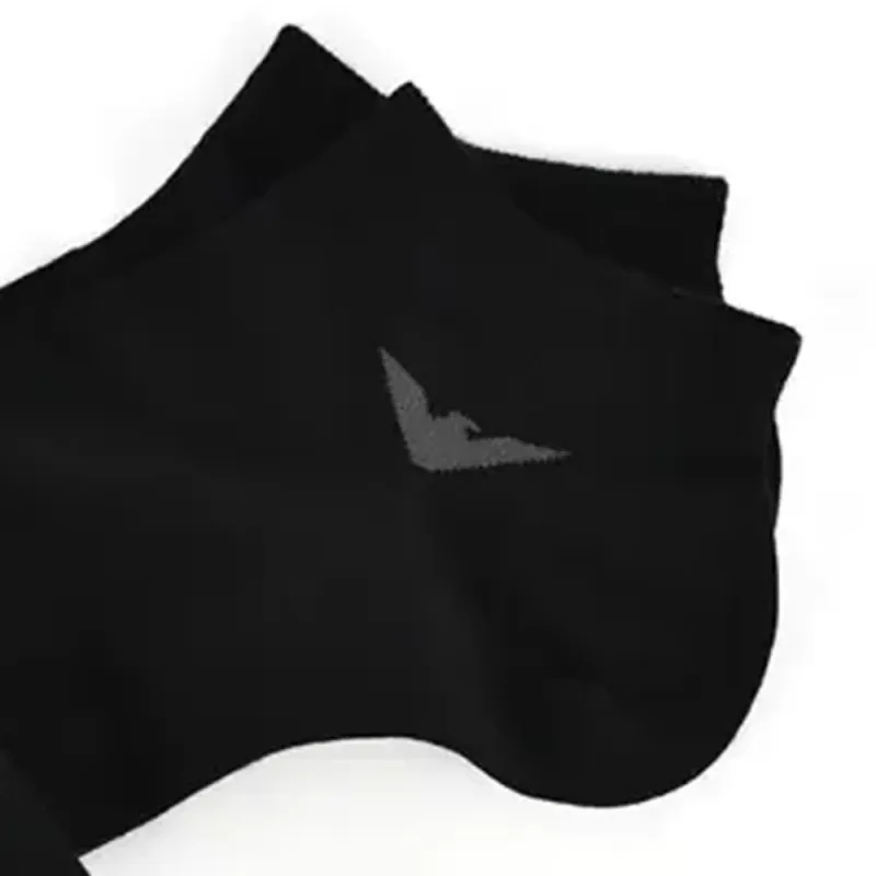 EMPORIO ARMANI Ankle Socks Men's 2 Pack Black-4