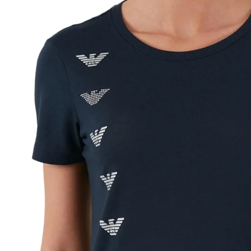 EMPORIO ARMANI T Shirts Women's Marine Blue-4
