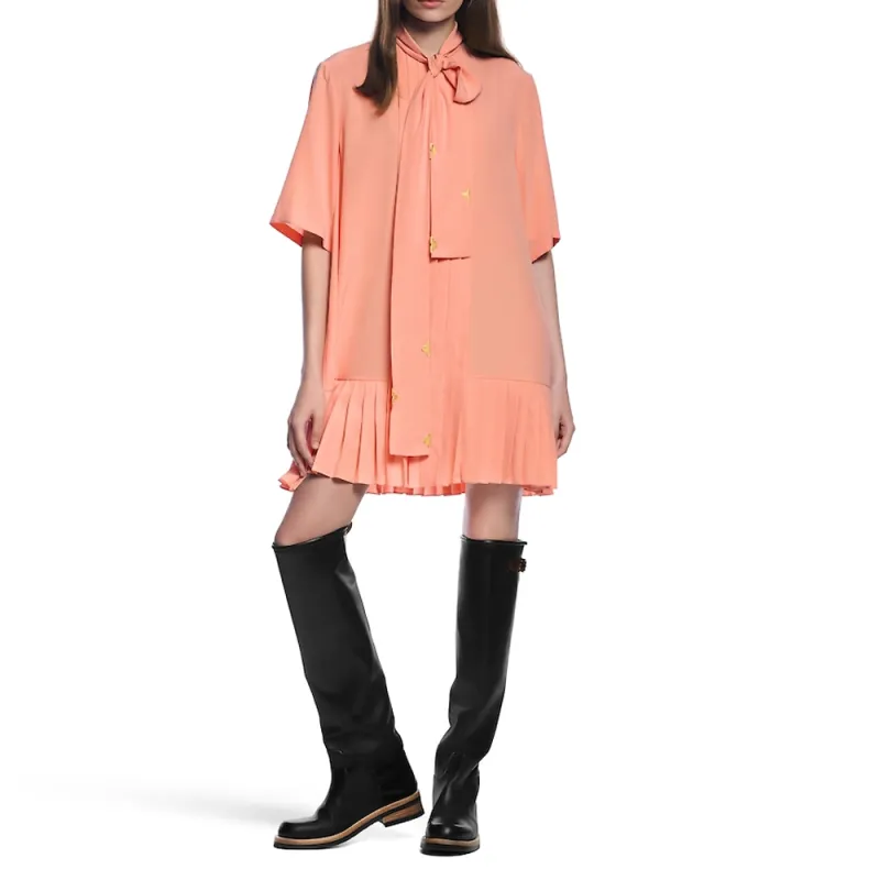 LOUIS VUITTON Lavallière Pleat Dress-3