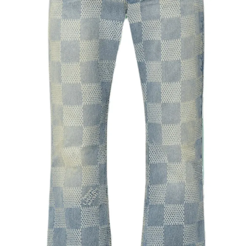 LOUIS VUITTON Damier Denim 3D Bootcut-3
