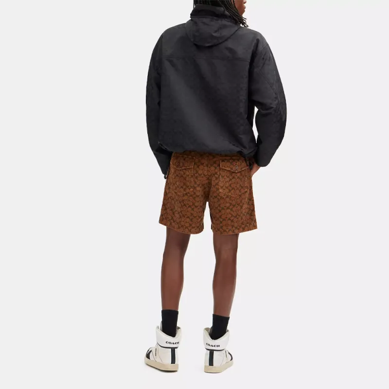 COACH SS23 Denim Shorts Men's Umber-2