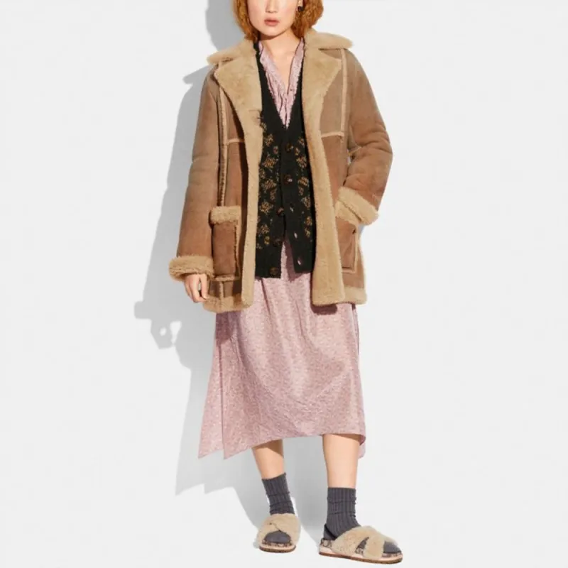 COACH x Schott N.Y.C. Coats Women's Khaki-1