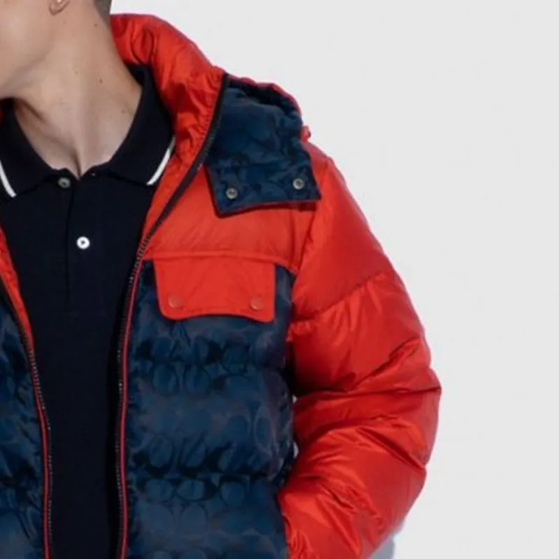 COACH Down Jacket Men's Multicolor-2