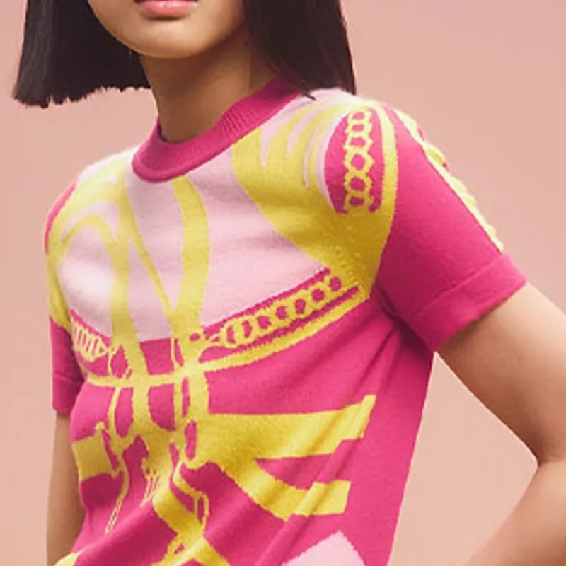 HERMES SS22 Knitwear Women's Ginger Yellow-3
