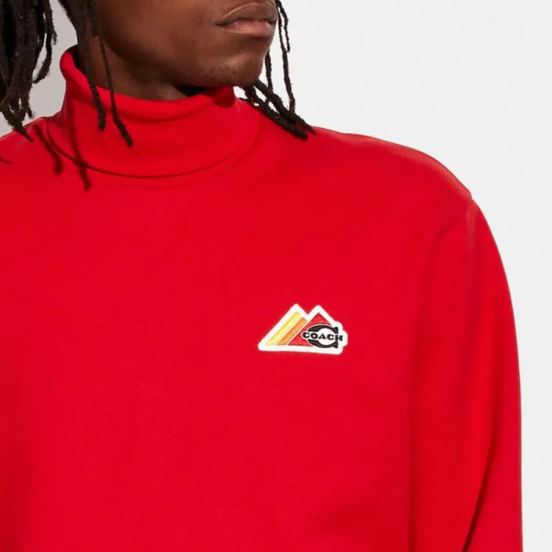 COACH Sweatshirts Men Red-3