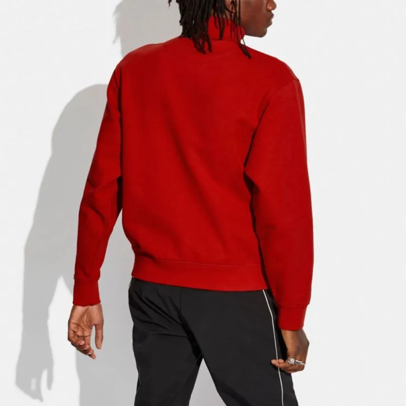 COACH Sweatshirts Men Red-2