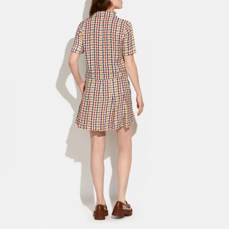COACH Short Sleeved Dresses Women's Multicolor-2