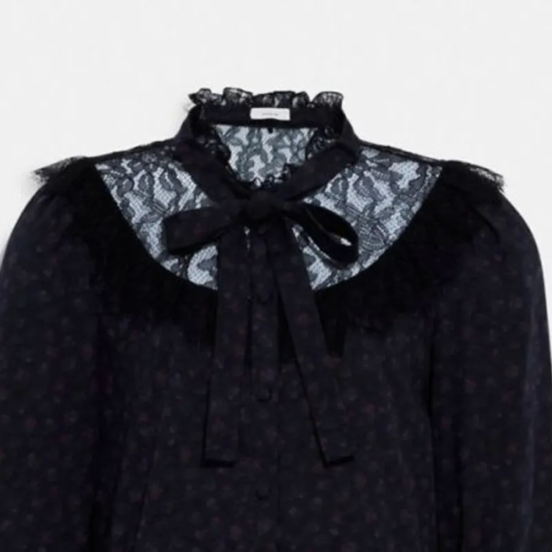 COACH Shirts Women's Black-4