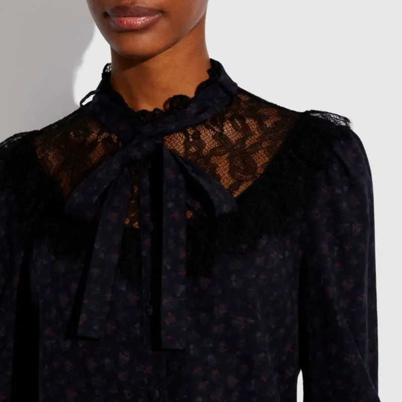 COACH Shirts Women's Black-3