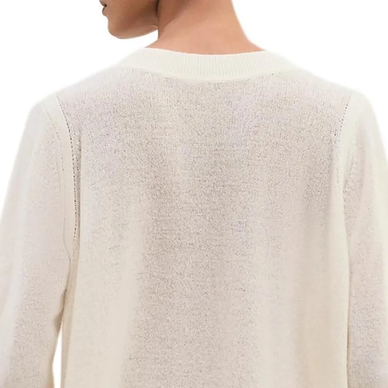 HERMES SS25 Cashmere Sweater Women's White-4
