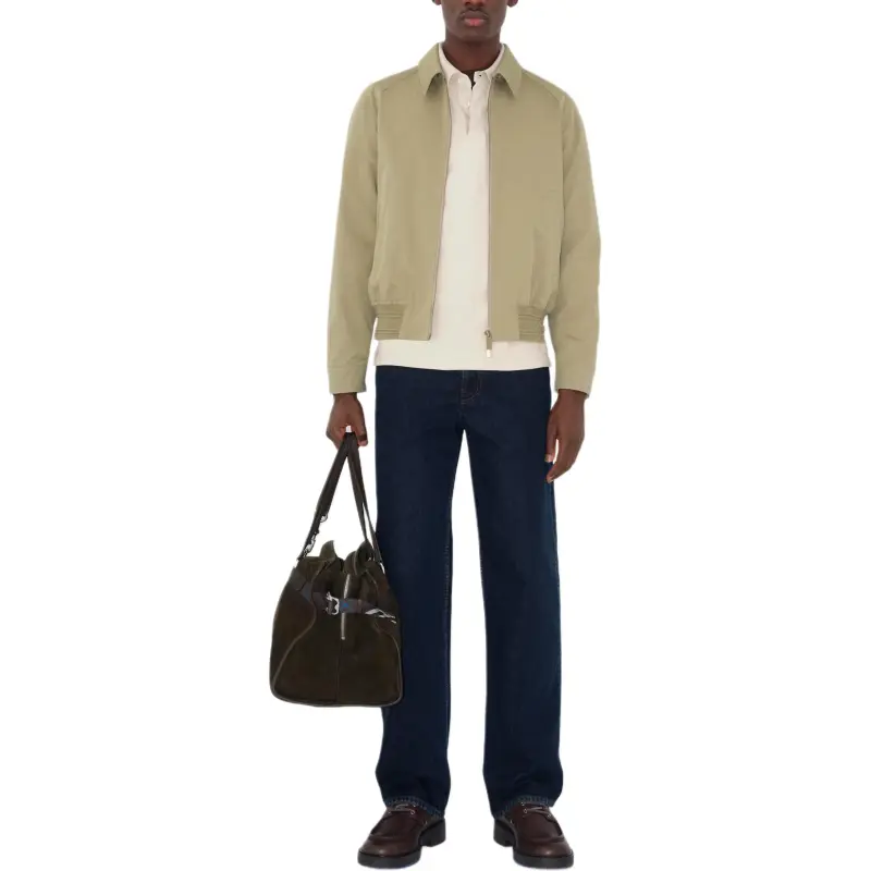 Burberry Long Sleeved Zip Up Jacket-2