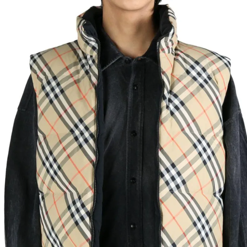 Burberry Checked Padded Gilet-0
