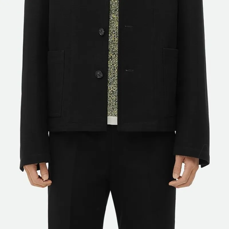 Bottega Veneta Jacket Men's Black-4