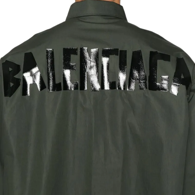 Balenciaga Collared Long Sleeve Shirt-5