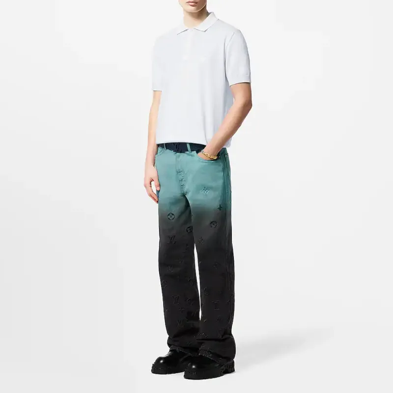 LOUIS VUITTON SS24 Polo Shirt Men's White-4