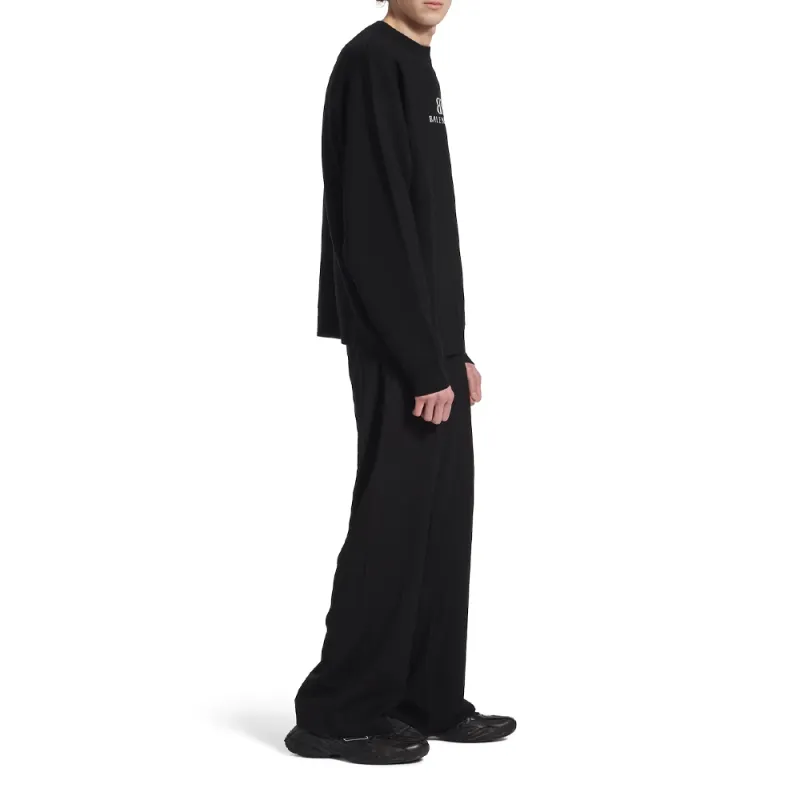 Balenciaga Logo Intarsia Knit Jumper-5