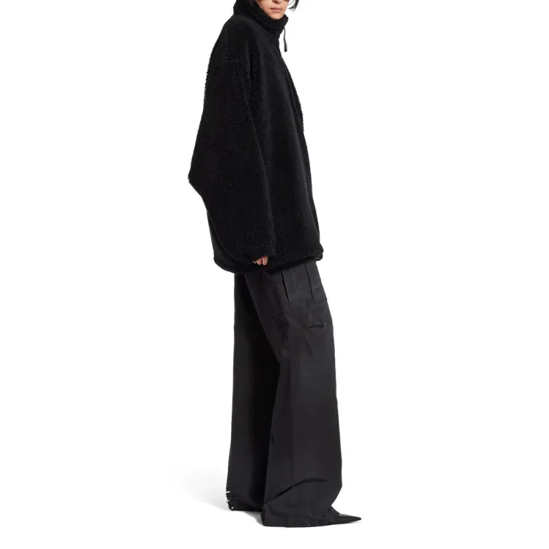 Balenciaga Jackets Coats Women's Black-4
