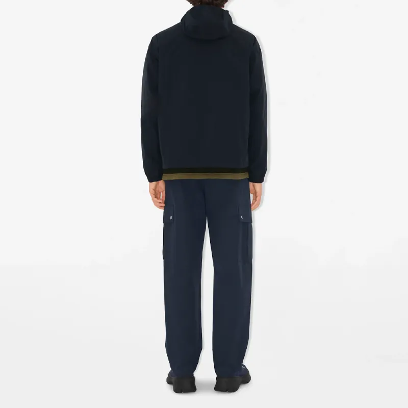 Burberry Logo Detailed Hooded Zipped Jacket-2