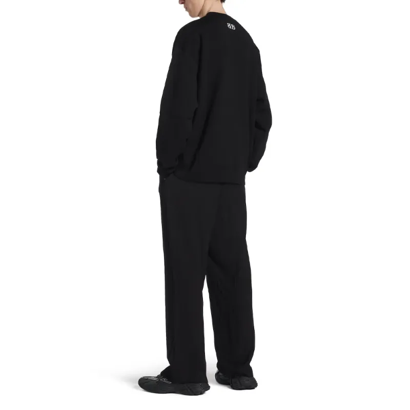 Balenciaga Logo Intarsia Knit Jumper-3