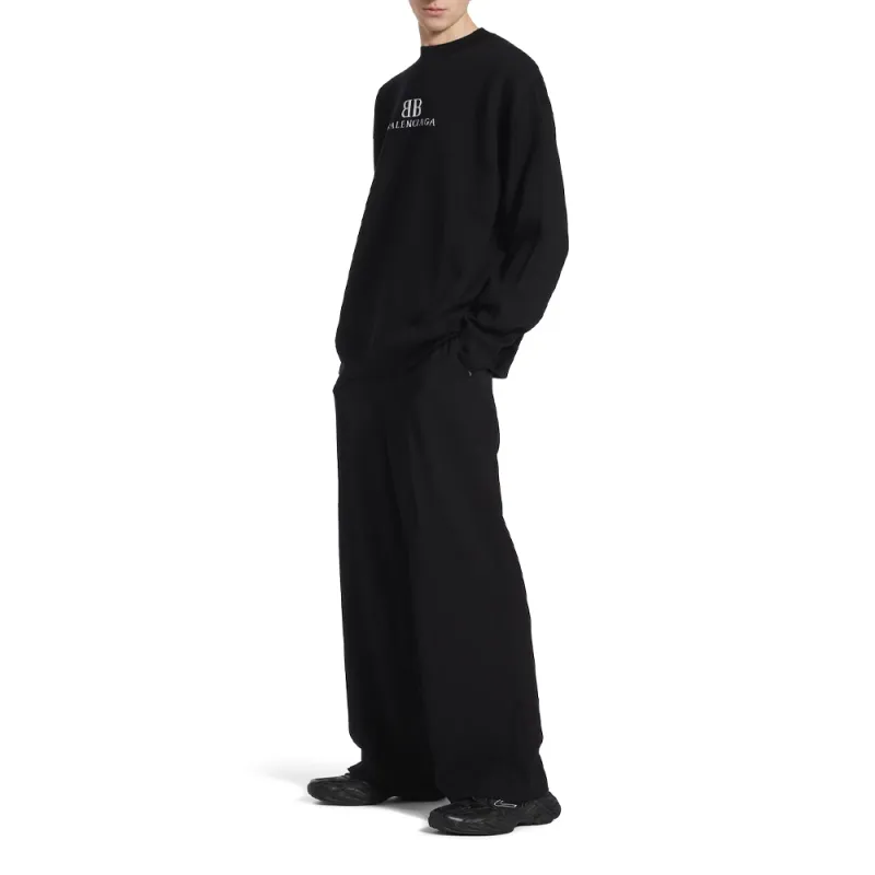 Balenciaga Logo Intarsia Knit Jumper-4