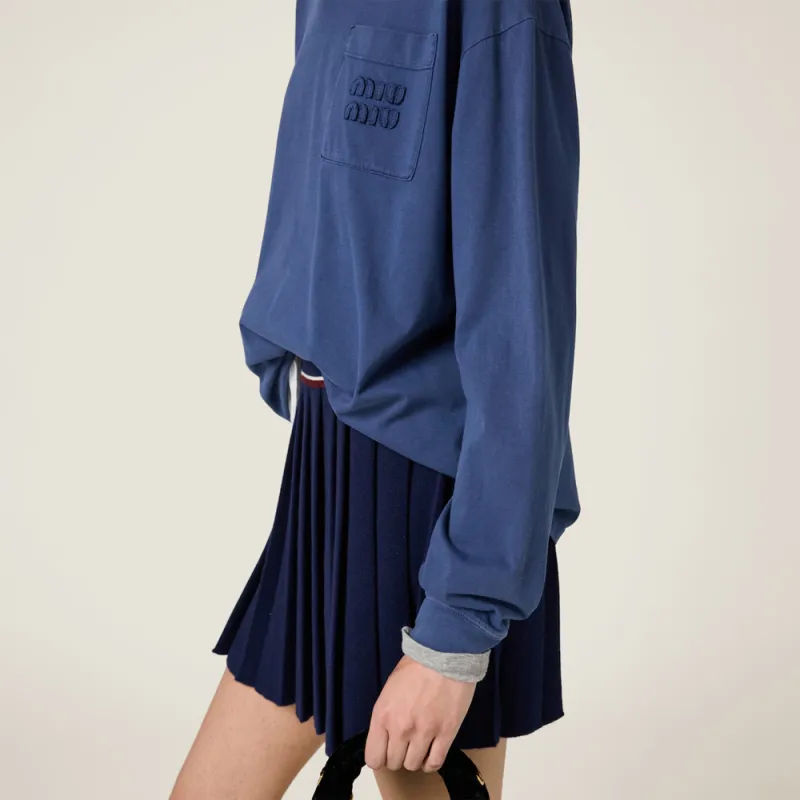 MIU MIU T Shirts Women's Blue-9