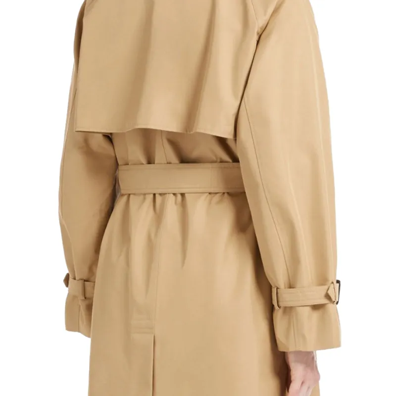 WEEKEND MaxMara Canasta Double Breasted Reversible Trench Coat-4