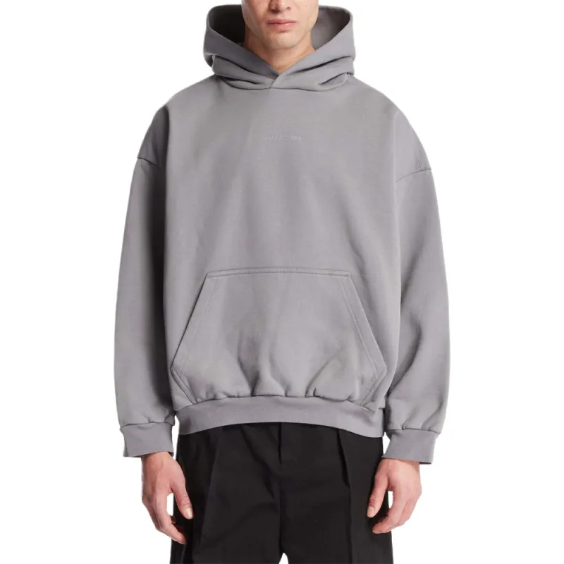 Balenciaga Logo Embroidered Hoodie-1
