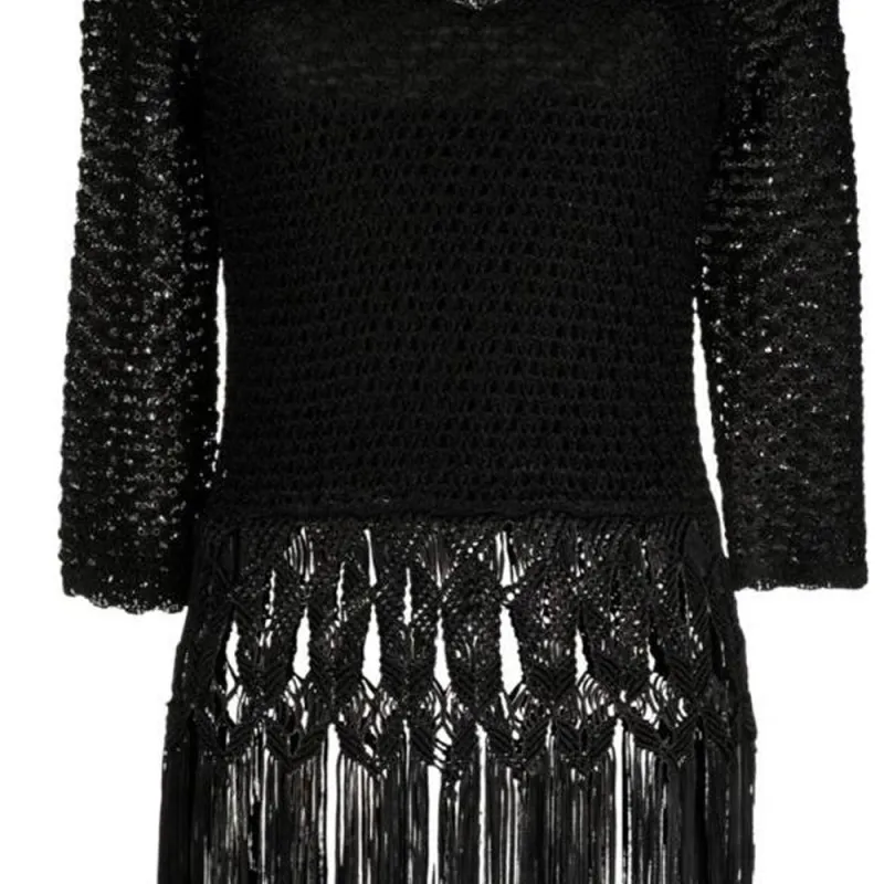 Zimmermann Long Sleeved Dresses Women's Black-5
