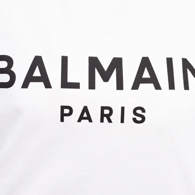 BALMAIN Crop Tops Women's White-4