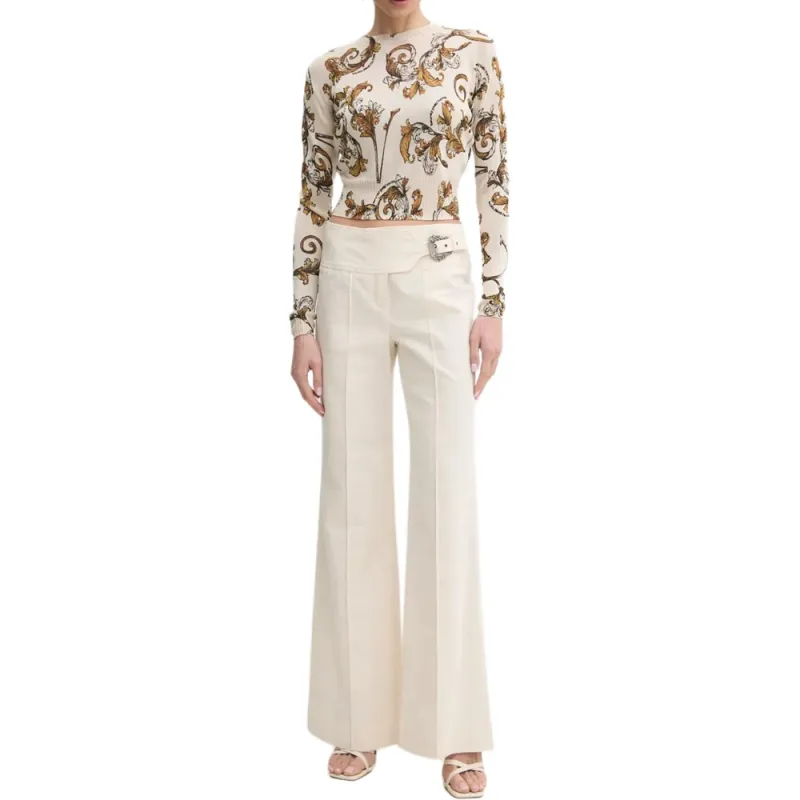 VERSACE JEANS COUTURE Printed Lurex Sweater-4