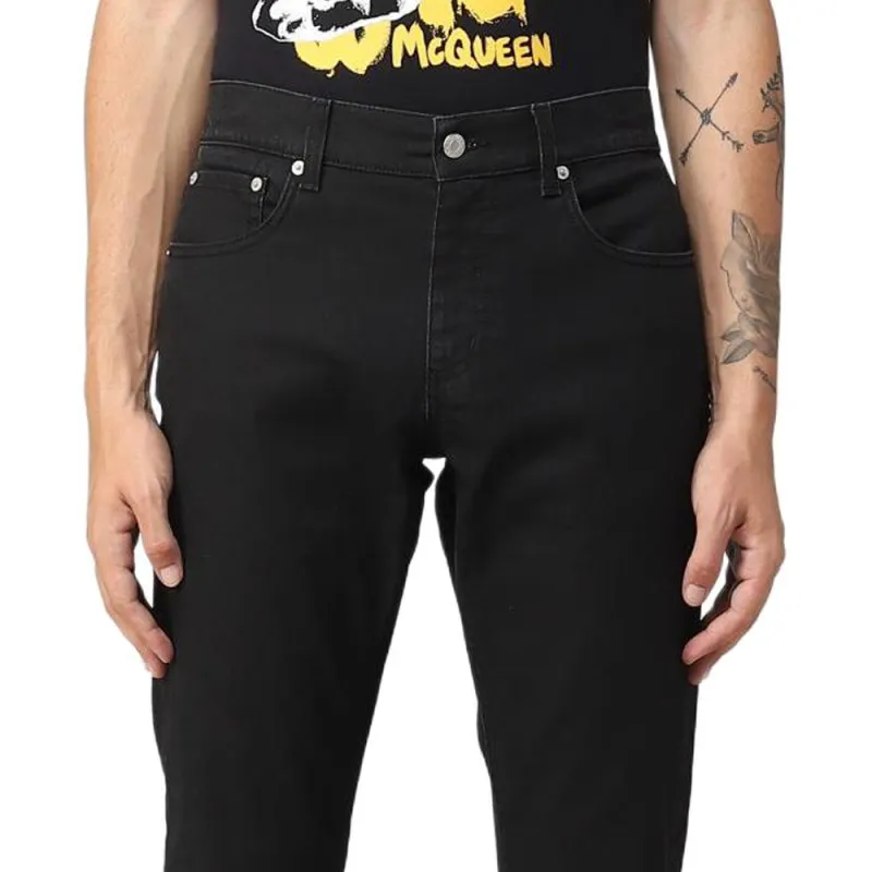 Alexander McQueen SS23 Jeans Men's Black-2