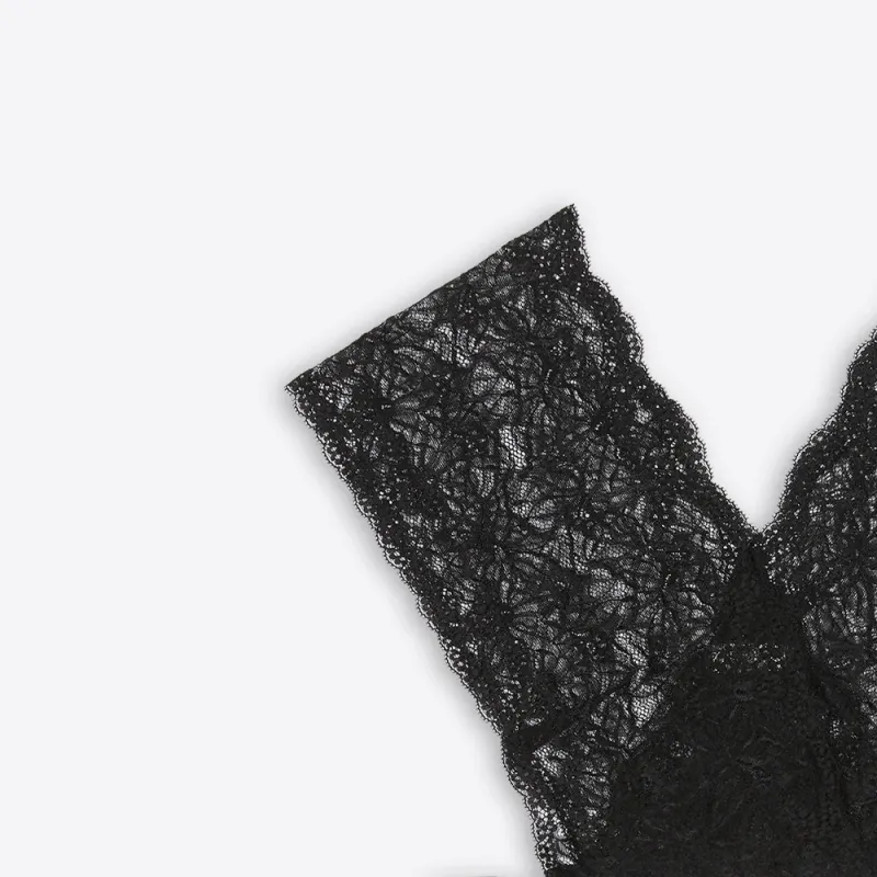 DRIES VAN NOTEN Cropped Lace Top-4
