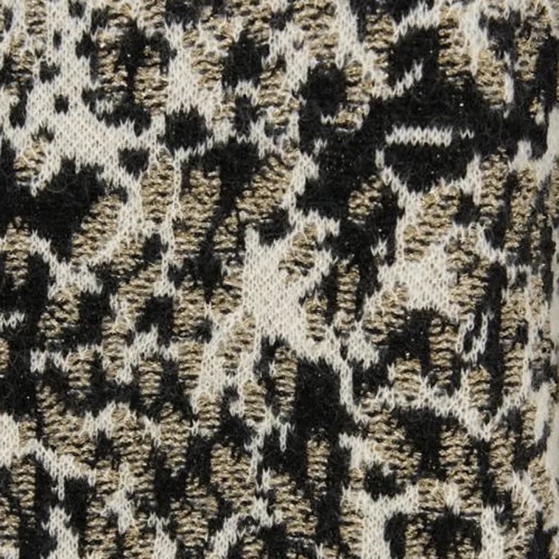 SAINT LAURENT Leopard Print Knit Sweater-5