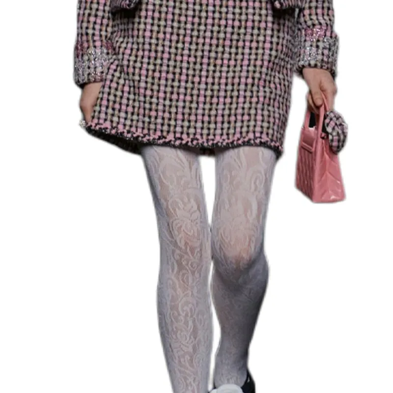 CHANEL FW23 Casual Short Skirts Women's Pink-4