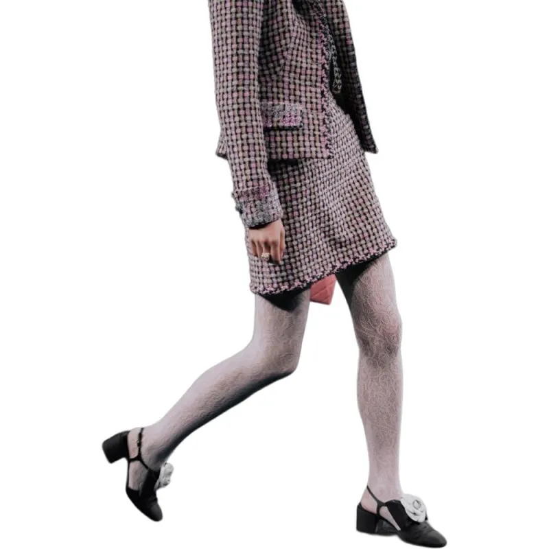 CHANEL FW23 Casual Short Skirts Women's Pink-1