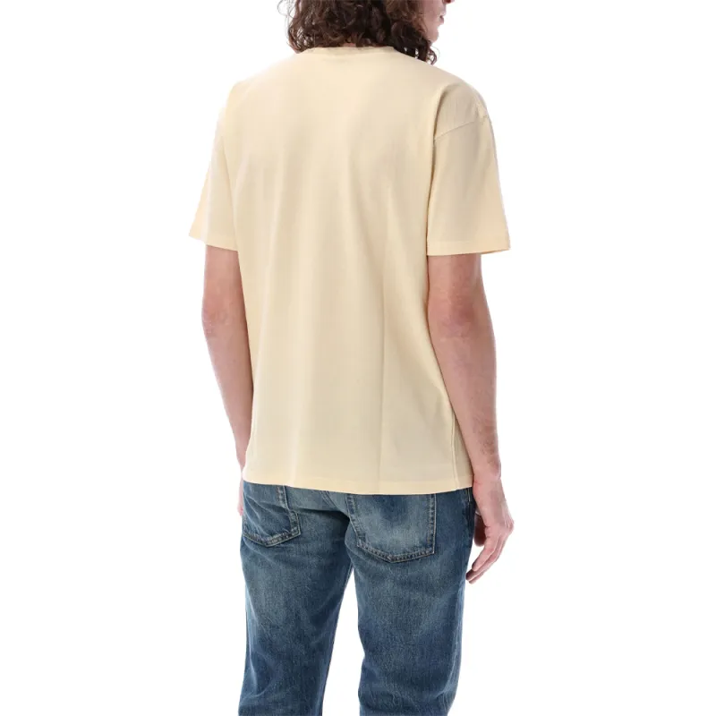 SAINT LAURENT Cassandre Crewneck T Shirt-3